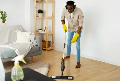 Profesional en limpieza de cocina